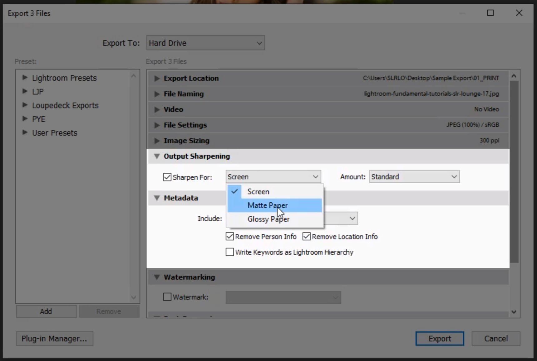 The Best Lightroom Export Settings For Print