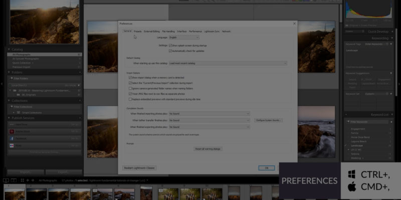 Lightroom Preference Dialog Box Featured Image