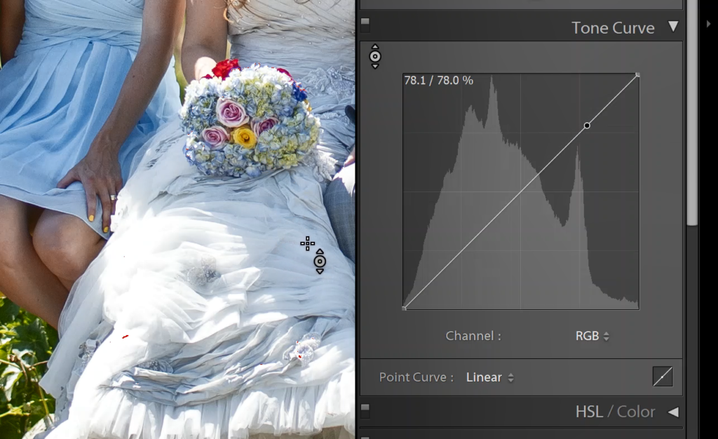 curves in lightroom dropper tone