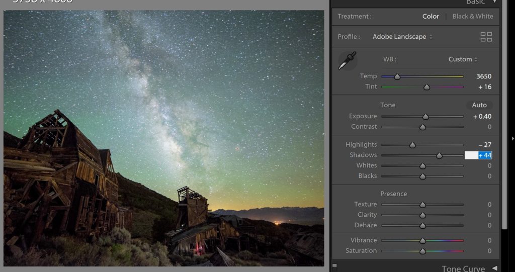 lightroom highlights shadows develop module tutorial