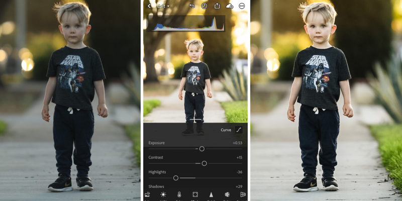 how to create presets in lightroom mobile feature before and after 1