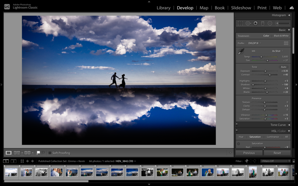 How to see before and after in lightroom