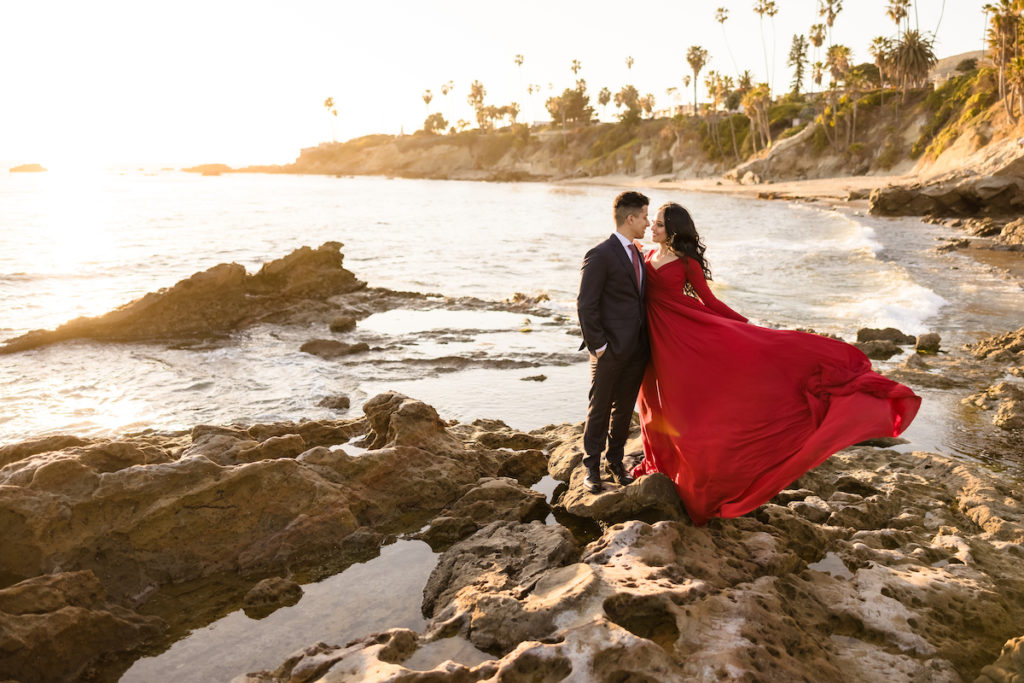 golden hour beach photos