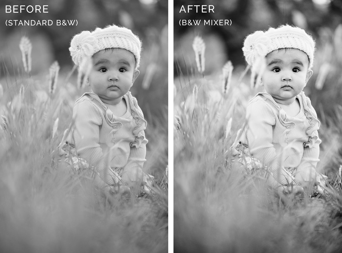 black white before after 1