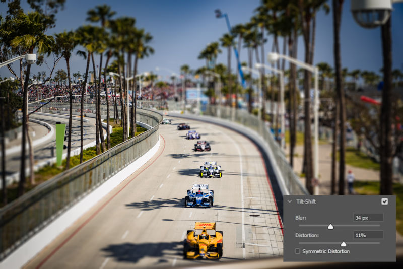 blur in lightroom
